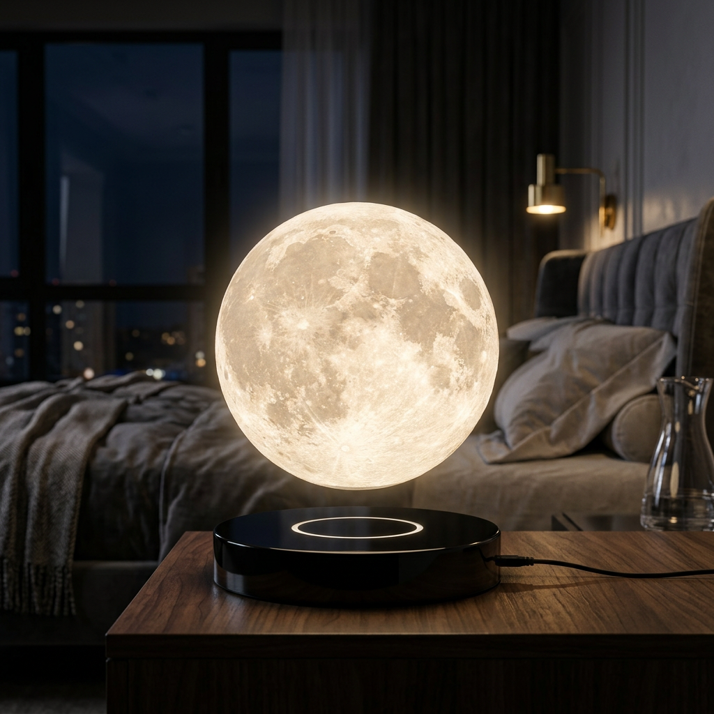 The Floating Magnetic Moon Lamp